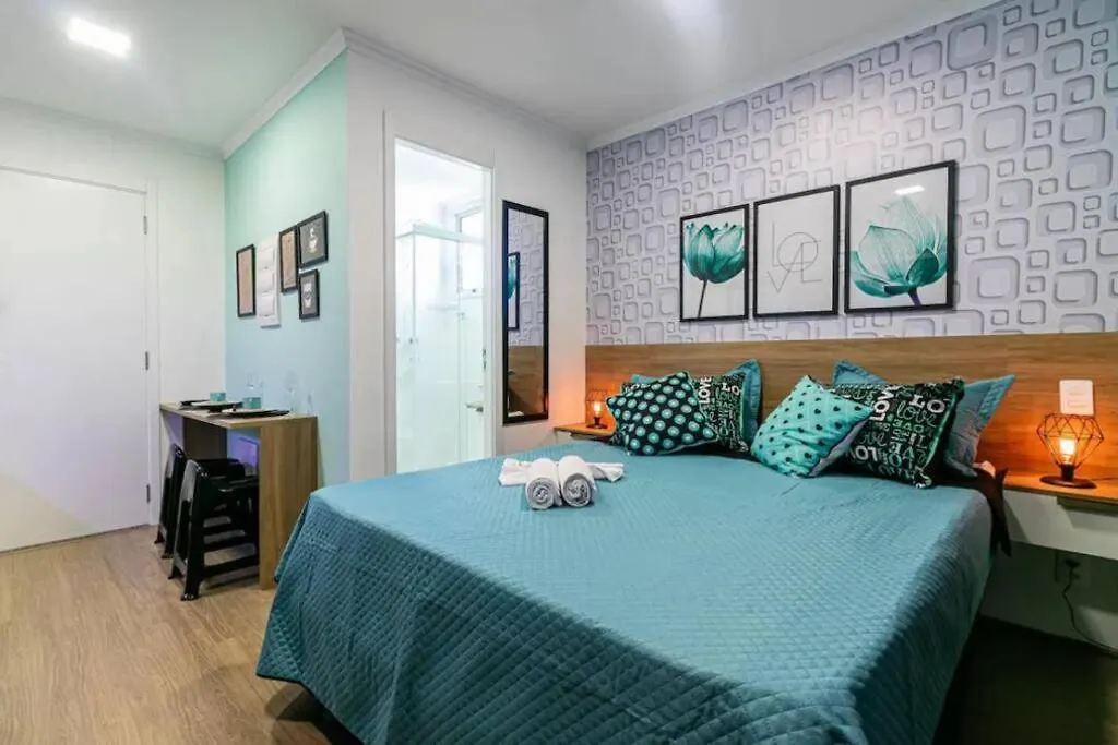 Novo Studio Zafira Metro Bras C/ Piscina Sao Paulo Apartment